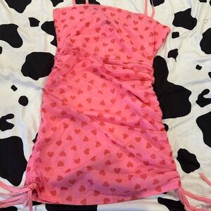 Pink hearts dress